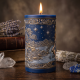 The Star Tarot Mold for Pillar Candles, Plaster Decor - Celestial Ritual Altar Mould