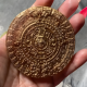 Aztec Calendar Mold for Soap, Candles, Resin, Plaster, Ancient Mexican Round Silicone Mould
