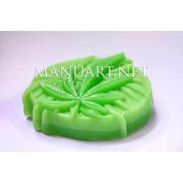 Silicone mold - Marijuana - for making soaps, candles and figurines