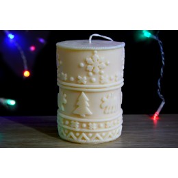 Silicone mold - Christmas ornament 3D - for making soaps, candles and figurines