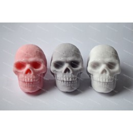 Silicone mold - Skull 3D - for making soaps, candles and figurines