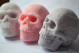 Silicone mold - Skull 3D - for making soaps, candles and figurines