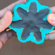 7 Skull Holder Mold for Tealight Candles, Concrete, Resin and Plaster - Halloween Gothic Mould