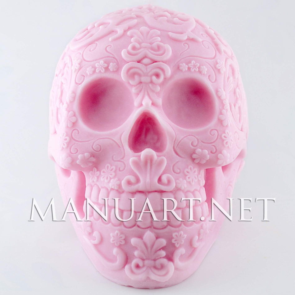 3D Skull Silicone Mold - Fanduco