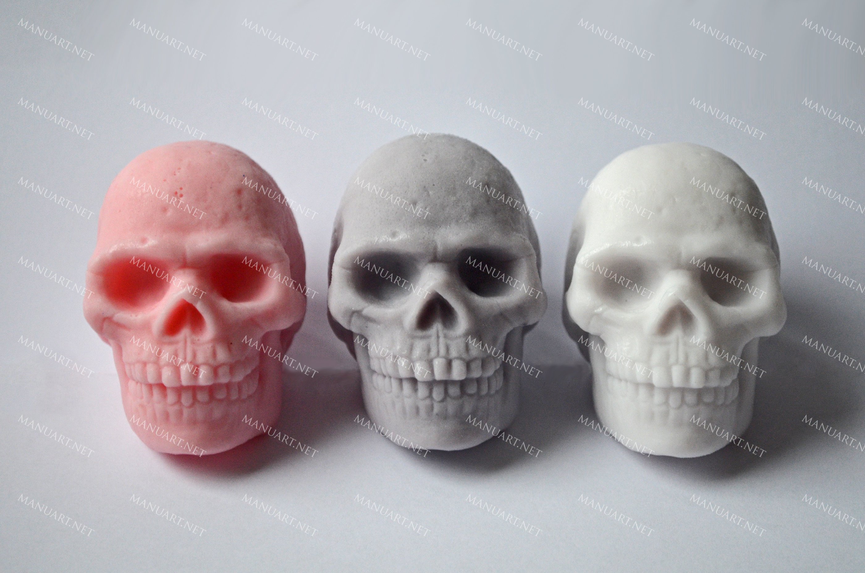 Medium Skull Mold 3D – Glitter and Crafts 4U